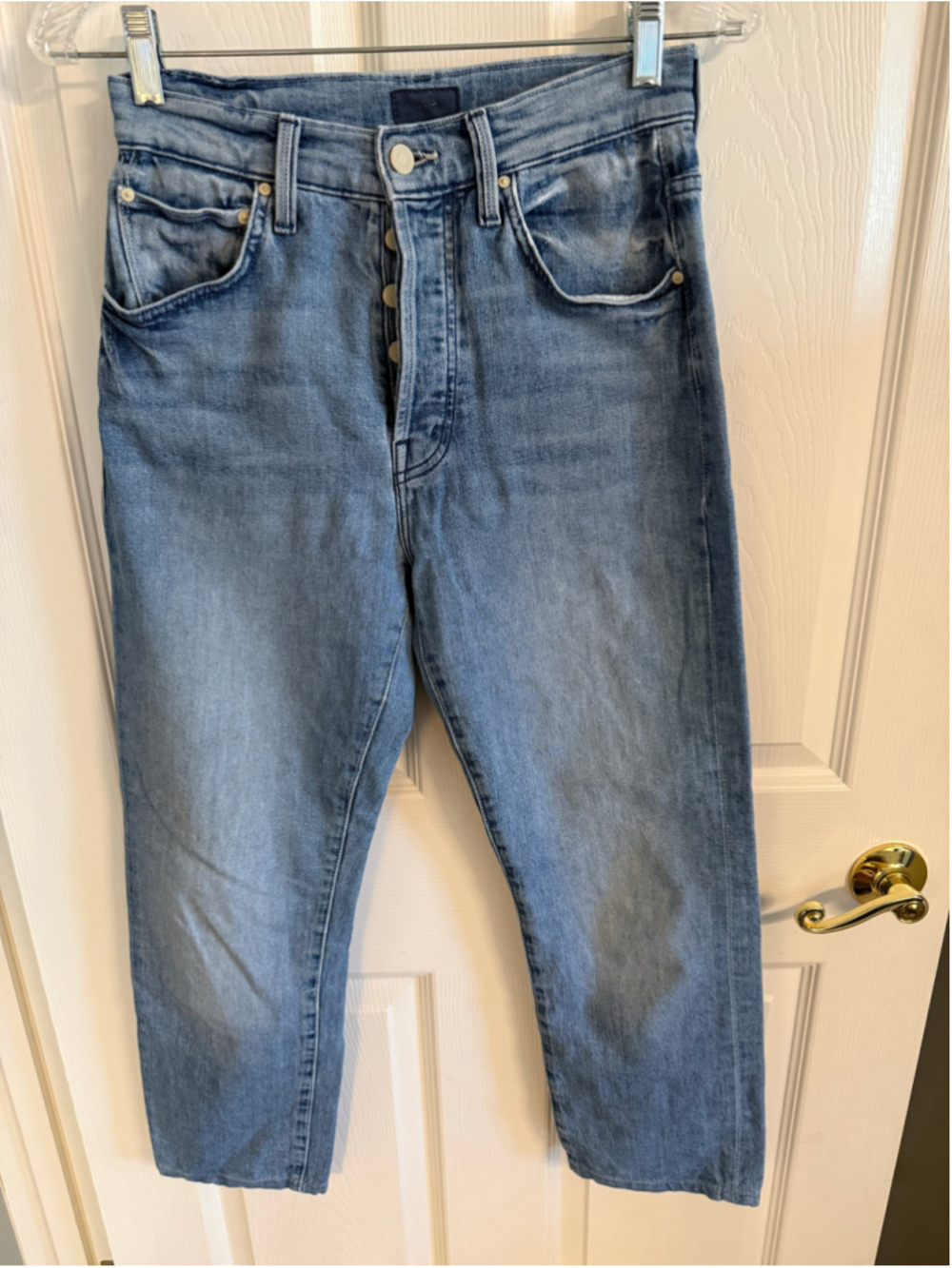 MOTHER High Waisted Hiker Hover Jeans Herbal Remedy 26